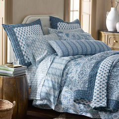 Aswi Decorative Lumbar Pillow Cover - Blue Multi