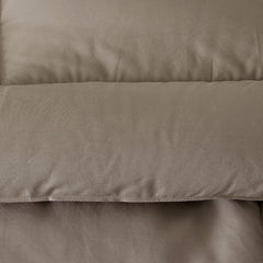 Classic Cool Cotton Percale Comforter - Mocha, Full
