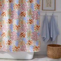 Garden Jubilee Classic Cool Cotton Percale Shower Curtain - Multi