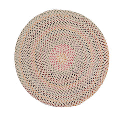 Dramatic Static Reversible Braided Rug - Multi, 7' 6" x 7' 6" Round