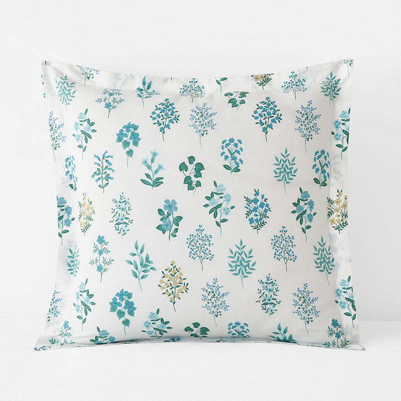 Hawthorne Classic Cool Cotton Percale Sham - Teal, Euro
