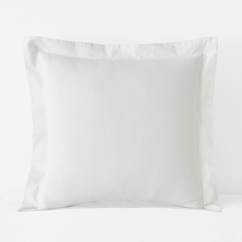 Classic Oxford Solid Sham - White, Euro