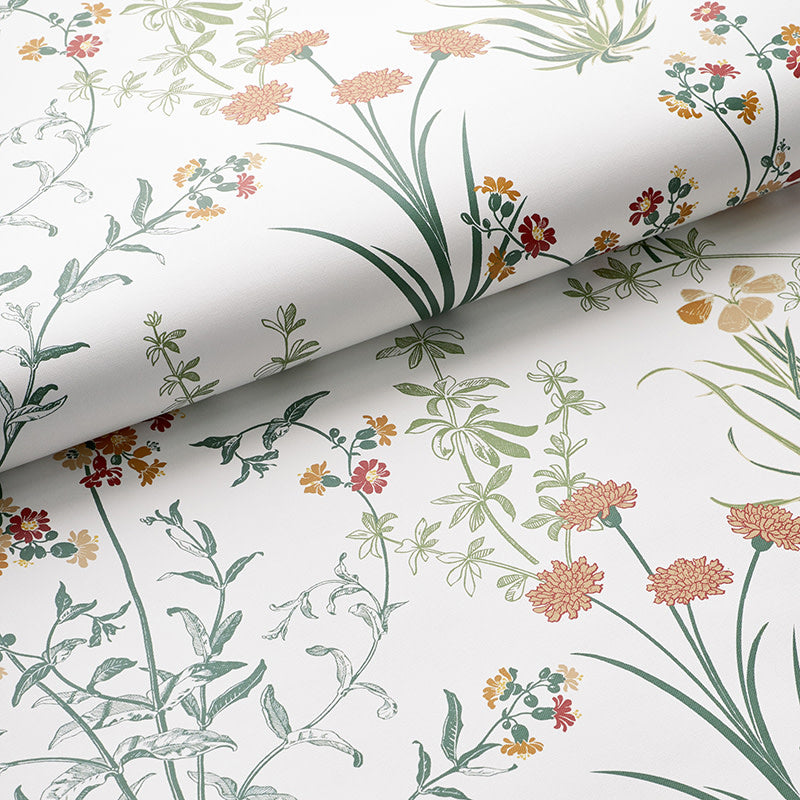 Jardin Removable Wallpaper - White Multi, Panel