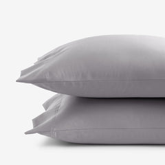 Premium Smooth Supima® Cotton Wrinkle-Free Sateen Pillowcase Set - Silver, King