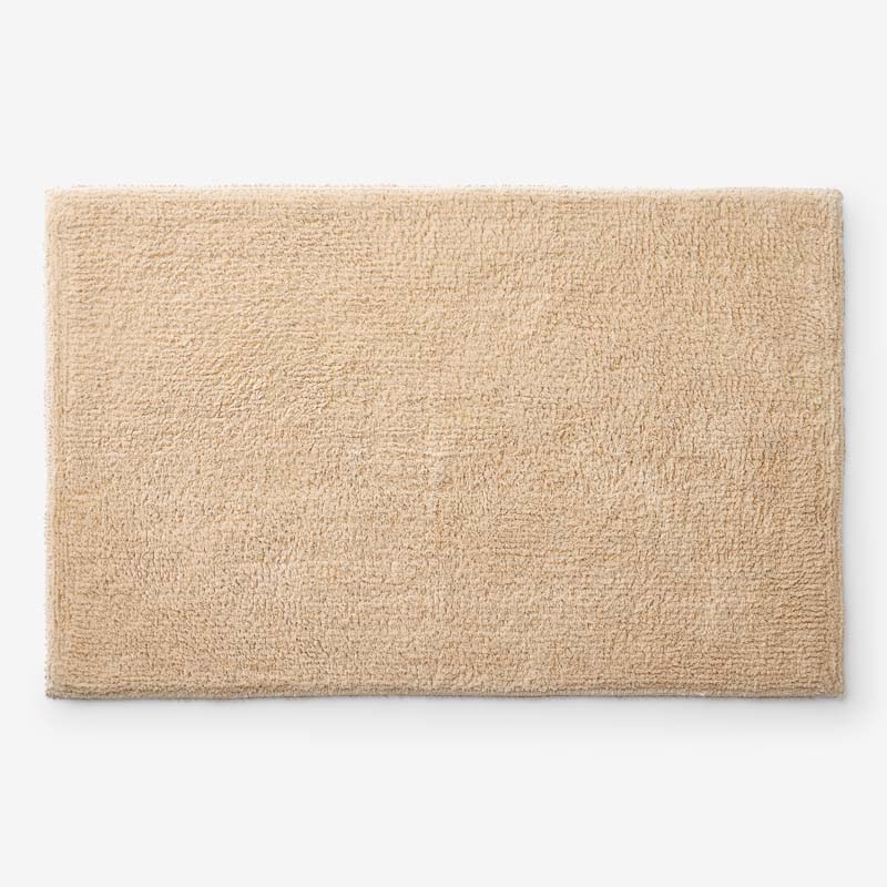 Plush Spa Solid Bath Rug - Antique Beige, 21 in. x 34 in.