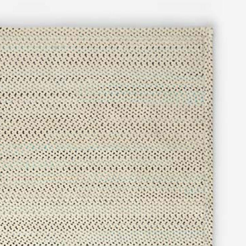 Dramatic Static Reversible Braided Rug - Blue, Swatch