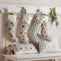 Artisan Chic Stocking - Gold