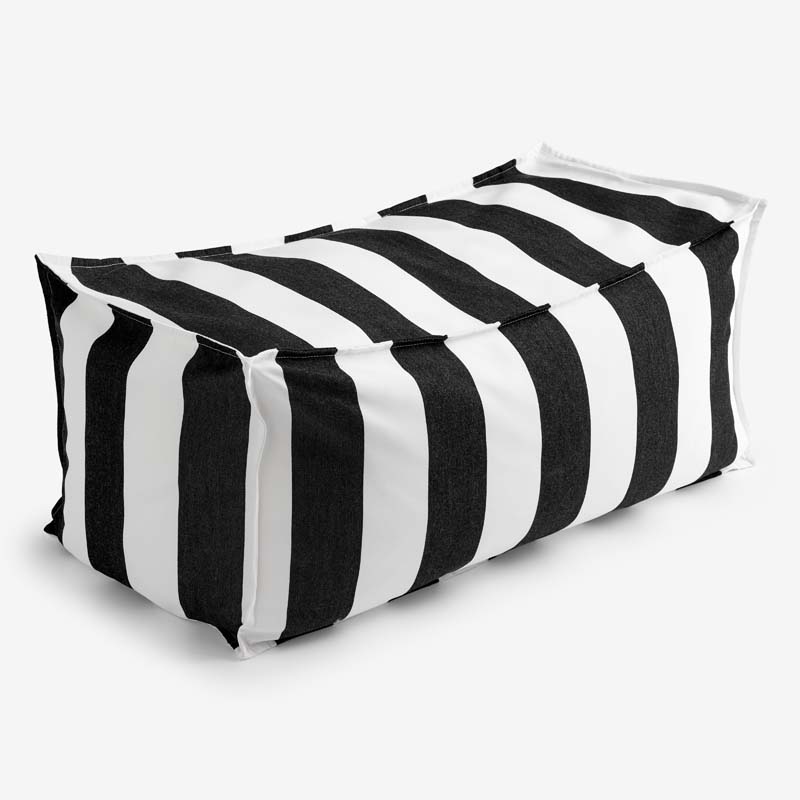 Indoor/Outdoor Pouf - Cabana Classic, Large