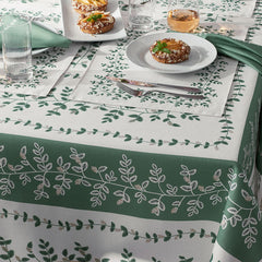 Climbing Vines Tablecloth - Green, 70 in. x 90 in.
