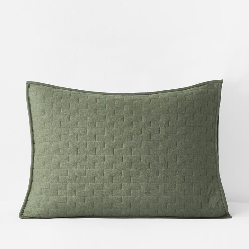 Air Layer Sham - Green, King