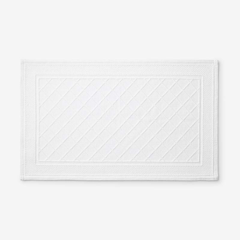 Flatwoven Textured Bath Mat - Diamond, 24 in. x 40 in.
