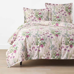 Bloom Meadow Classic Smooth Sateen Duvet Cover - Blush, Full/Queen