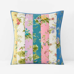 Darla Patchwork Quilted Sham - Multi, Euro