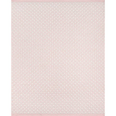 Dot Handwoven Wool Rug - Pink, 5' x 8'