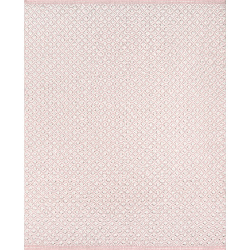 Dot Handwoven Wool Rug - Pink, 3' 9" x 5' 9"