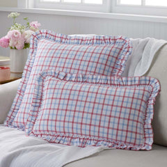 Classic Plaids Yarn-Dyed Cotton Decorative Square Pillow Cover - Graph Plaid