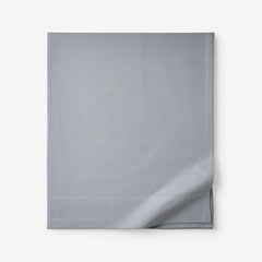 Classic Ultra-Cozy Cotton Velvet Flannel Flat Bed Sheet - Slate Gray, Twin/Twin XL