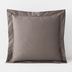 Classic Smooth Wrinkle-Free Sateen Sham - Cinder, Euro