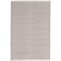 Herringbone Handwoven Cotton Rug - DoveGray, 2' 6" x 8' Runner