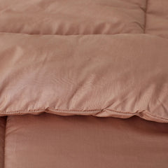 Classic Cool Cotton Percale Comforter - Clay, Full/Queen