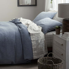 Mini Waffle Sham - Denim Blue, Standard