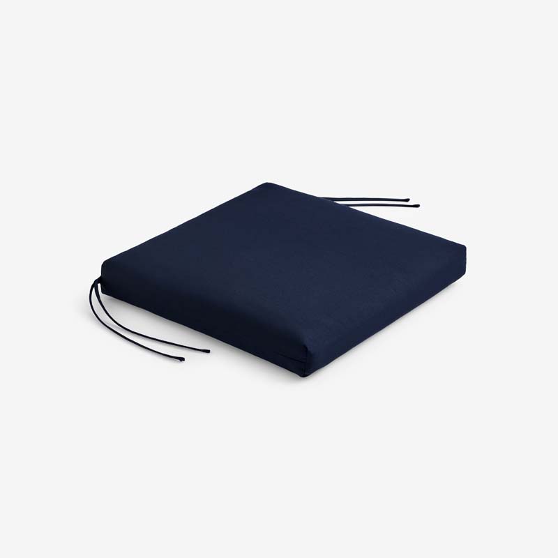 Replacement Knife Edge Chair Cushion - Navy, 18 in. x 18 in.