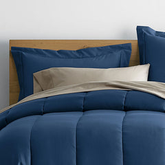 Classic Smooth Wrinkle-Free Sateen Sham - Blue Shale, Standard