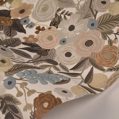 Garden Party Traditional Wallpaper - Linen Multi, Roll