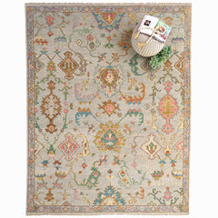 Hand Knotted Traditional Wool Rug -  Sherbert, 8' x 10'