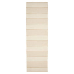 La Mirada Handwoven Cotton Rug - Wheat, 2' 6" x 8' Runner