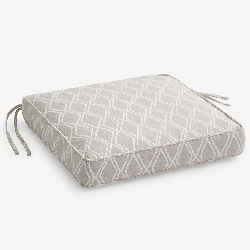 Replacement Boxed Edge Chair Cushion - Voyage Dune II, 21 in. x 19 in.