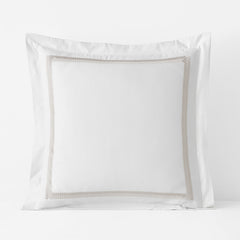 Hewett Luxe Smooth Egyptian Cotton Sateen Sham - Taupe, Euro