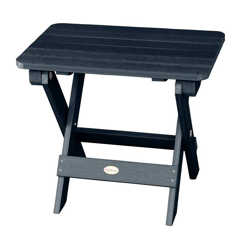 Adirondack Folding Side Table -  Navy