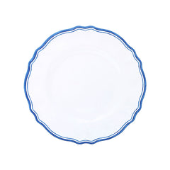 Maison Melamine Salad Plates, Set of 4 - White/Blue