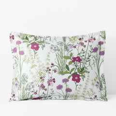 Bloom Meadow Classic Smooth Sateen Sham - White Multi, Standard
