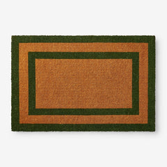 Border Coir Doormat - Green, 24 in. x 36 in.
