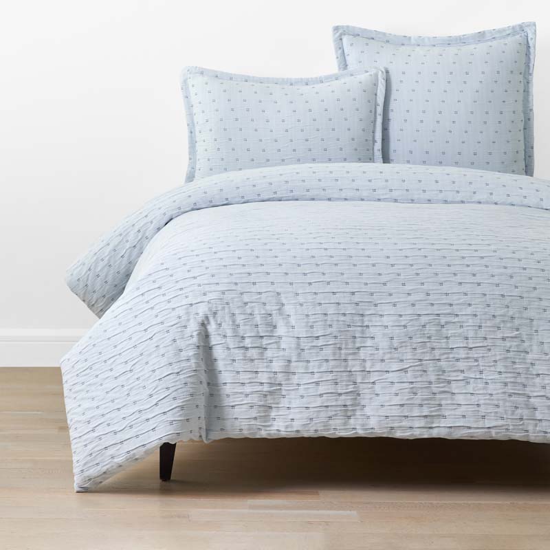 Leonie Duvet Cover - Blue, King/Cal. King