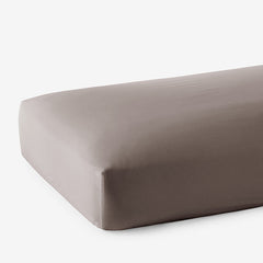 Classic Smooth Wrinkle-Free Sateen Fitted Bed Sheet - Cinder, Queen