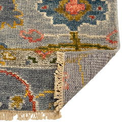 Hand Knotted Traditional Wool Rug - Gray Multi, 3' x 5' 