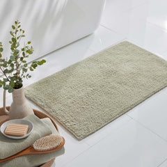Plush Spa Solid Bath Rug - Willow, 21 in. x 34 in.
