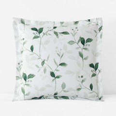 Botanic Meadow Premium Smooth Wrinkle-Free Sateen Sham - Evergreen, Euro