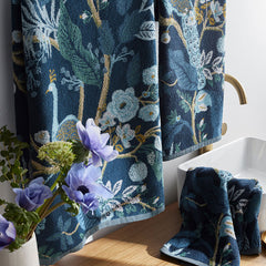 Jacquard Bath Towel - Peacock