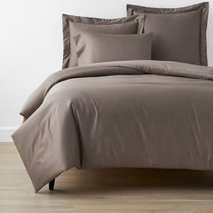Classic Smooth Wrinkle-Free Sateen Bed Duvet Cover - Cinder, King/Cal King
