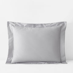Classic Smooth Wrinkle-Free Sateen Sham - Gray Mist, Standard