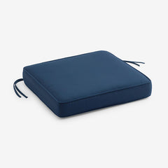 Replacement Boxed Edge Chair Cushion - Sapphire, 18 in. x 18 in.