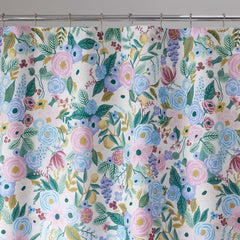 Garden Party Classic Cool Cotton Percale Shower Curtain - Lilac