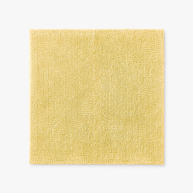 Bath Rug - Pale Yellow, 24 in. Square