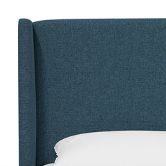 Gramercy Textured Linen Headboard - Navy, King