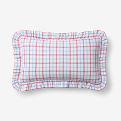 Classic Plaids Yarn-Dyed Cotton Decorative Lumbar Pillow Cover - Graph Plaid