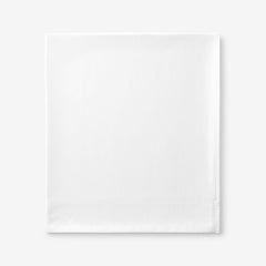 Premium Smooth Supima® Cotton Wrinkle-Free Sateen Flat Bed Sheet - White, Full